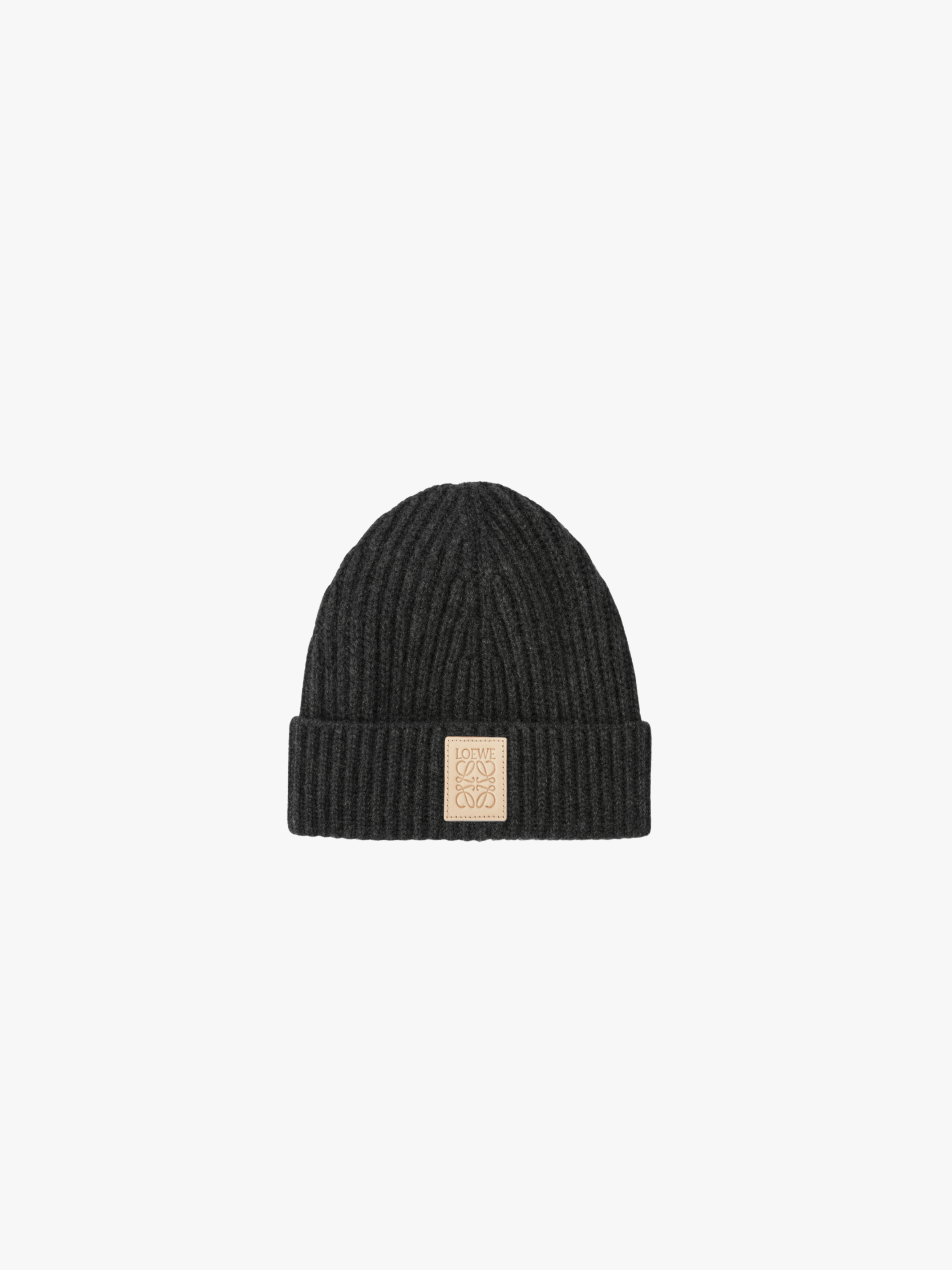 Loewe Kaschmir Beanie Schwarz Damen