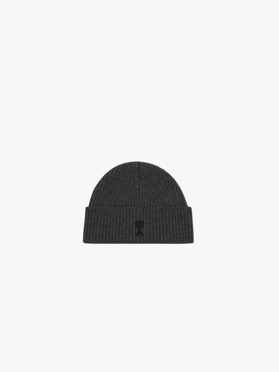 AMI Paris Ami De Coeur Beanie Heidekrautgrau Damen