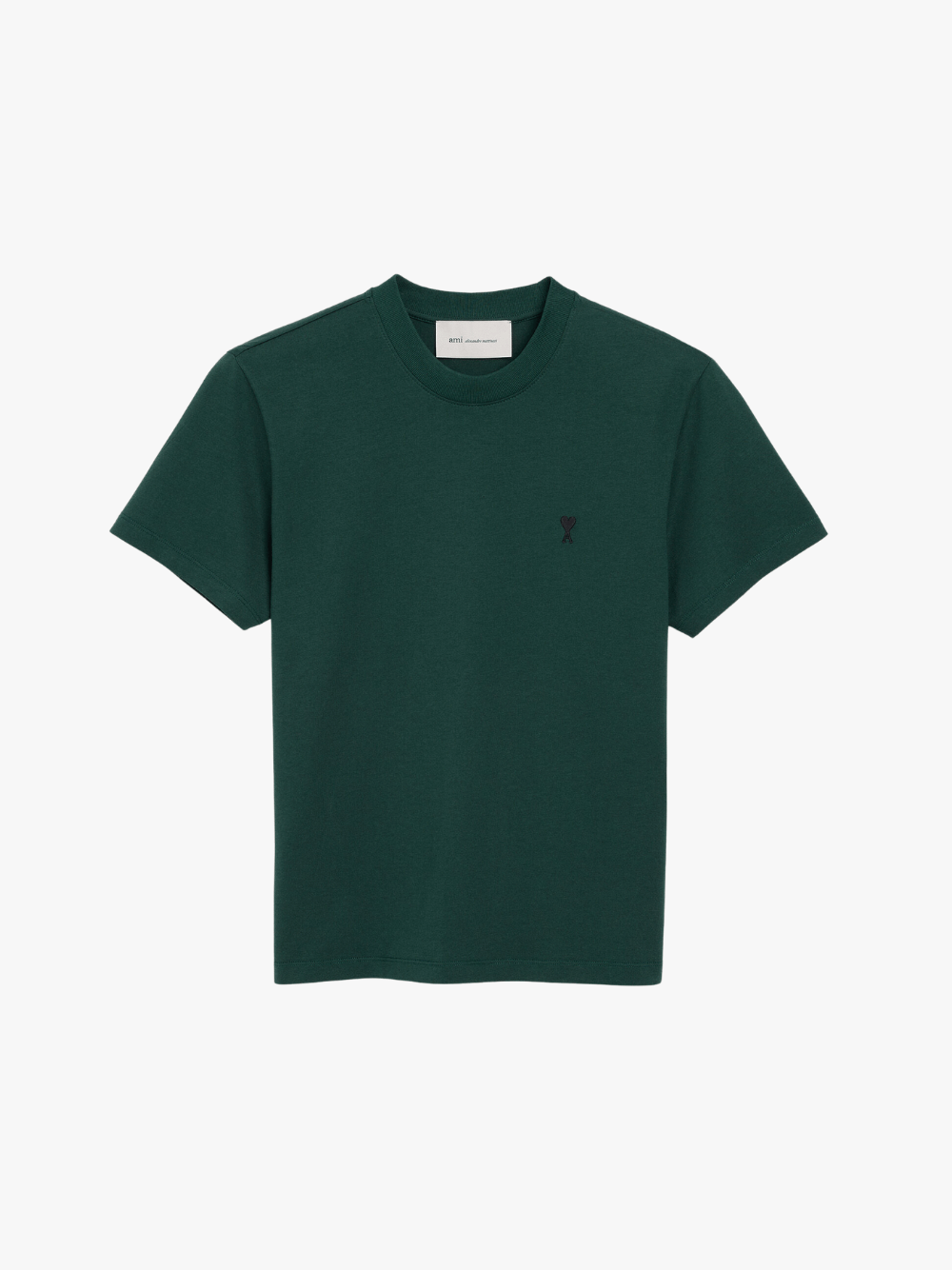 Bottle Green Cotton T-Shirt with Ami de Coeur