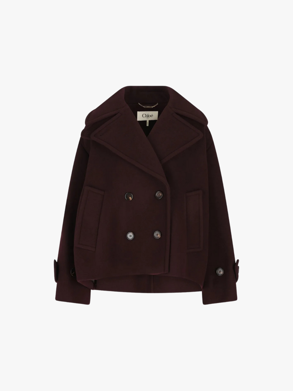 Chloé Double-breasted Blazer Purple Women