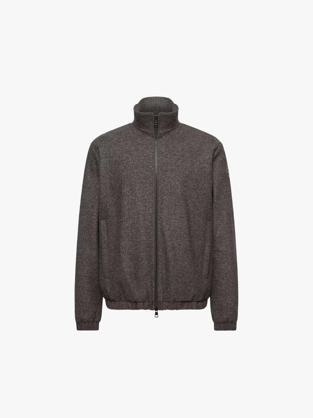 Moncler Limberl Flannel Short Down Jacket Dunkelgrau Herren