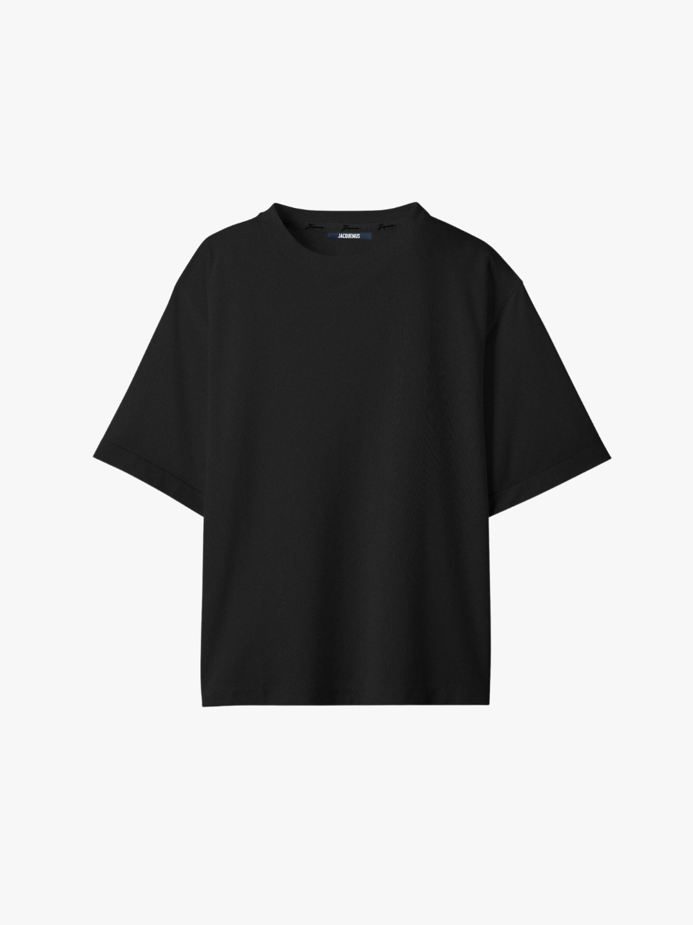 Jacquemus Rond Carré T-Shirt mit kurzen Ärmeln Schwarz Herren