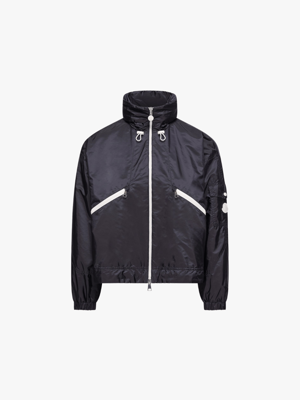 Moncler Marmacy Regenjacke mit Kapuze Marineblau Damen