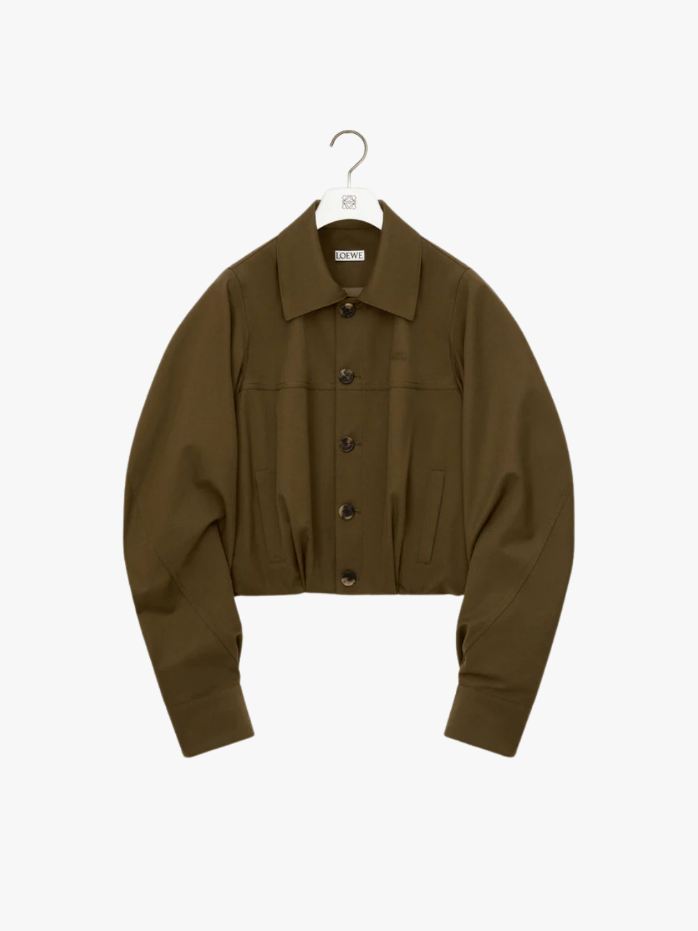 LOEWE Jacke Olivgrün Damen