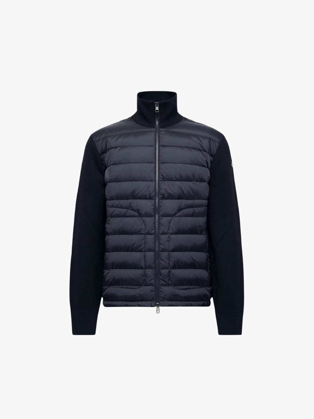 Moncler Padded Zip-Up Cardigan Navy Men's