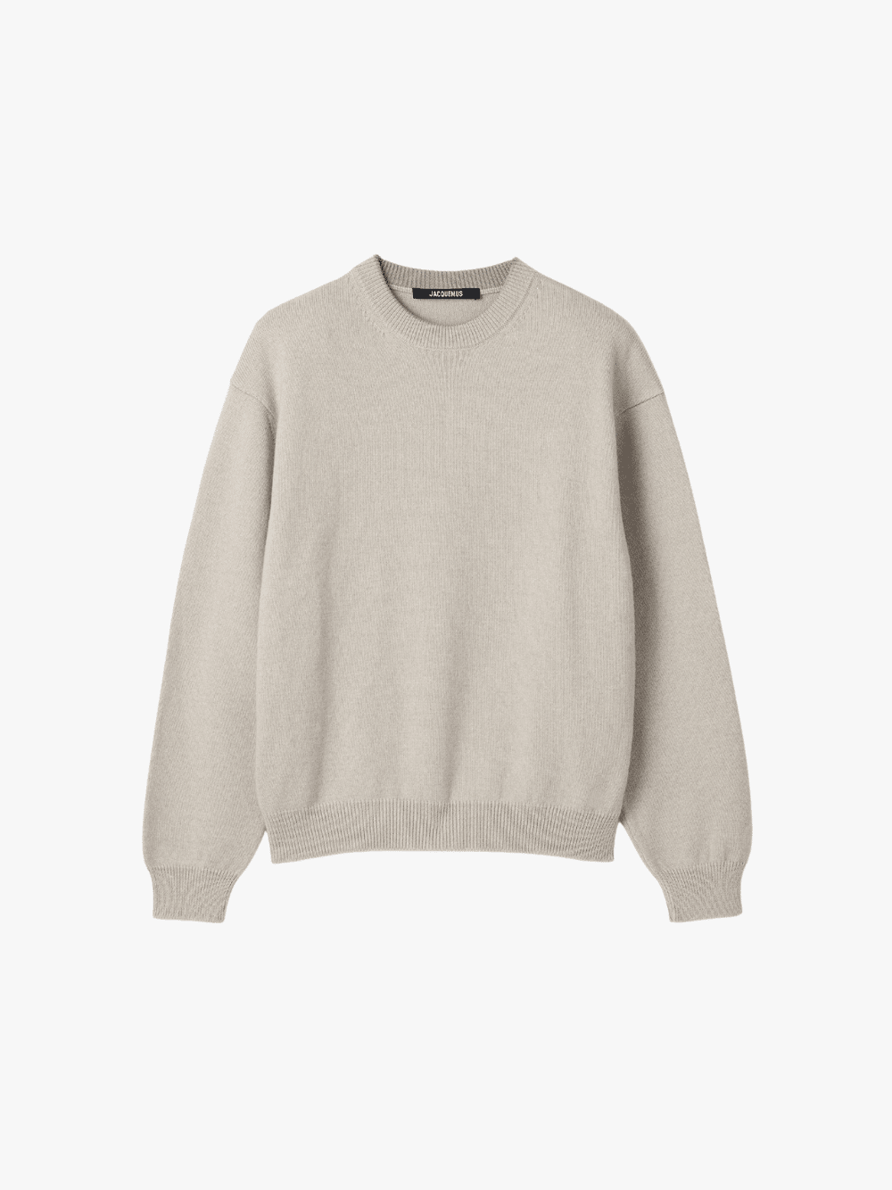 Jacquemus La Maille Moulin Pullover Light Beige Herren
