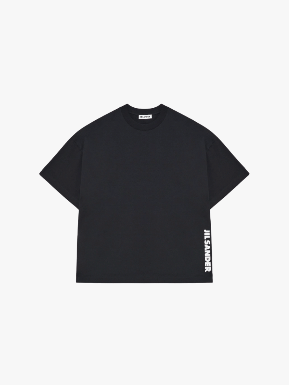 Jil Sander Crew Neck Boxy Fit T-Shirt Schwarz Herren