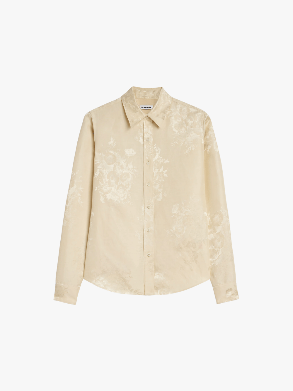 Jil Sander Jacquard-Hemd  White Stone Damen