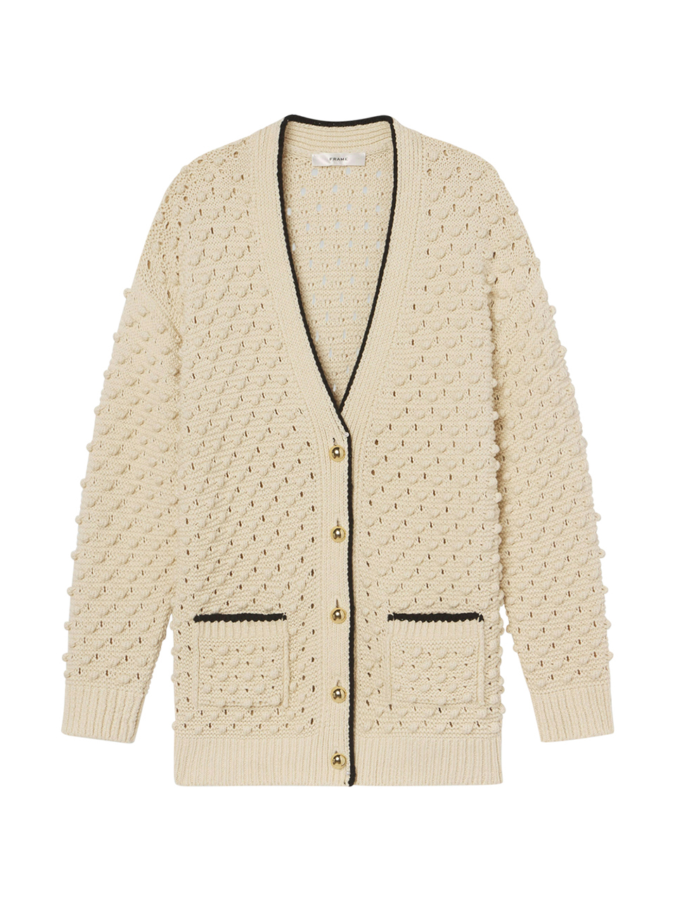 Frame The Bauble Cardigan Cremefarben Damen