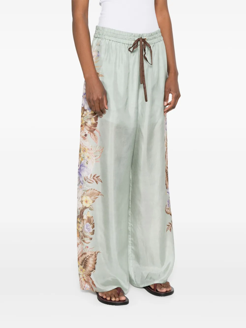 ZIMMERMANN Coco Hose Salbeigrün Damen