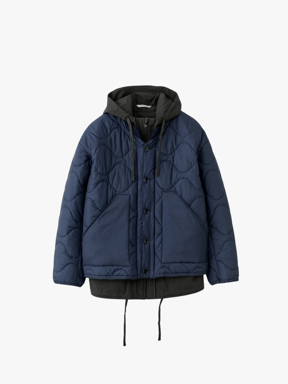 A KIND OF GUISE Tres en Uno Puffer Jacket Distant Navy Steppjacke Herren