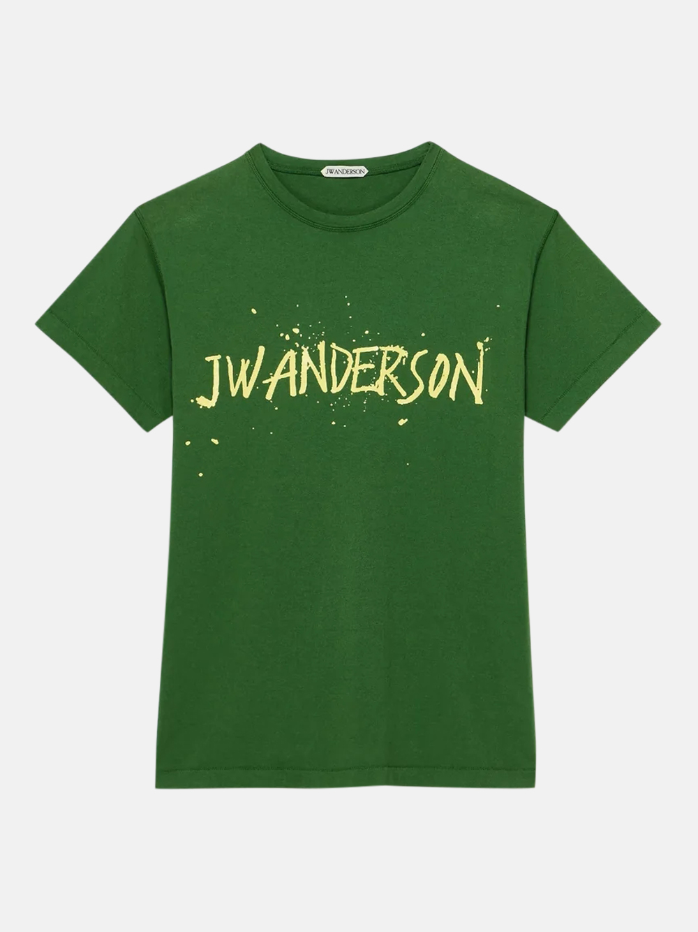 JW Anderson Circular T‑Shirt Grün Herren