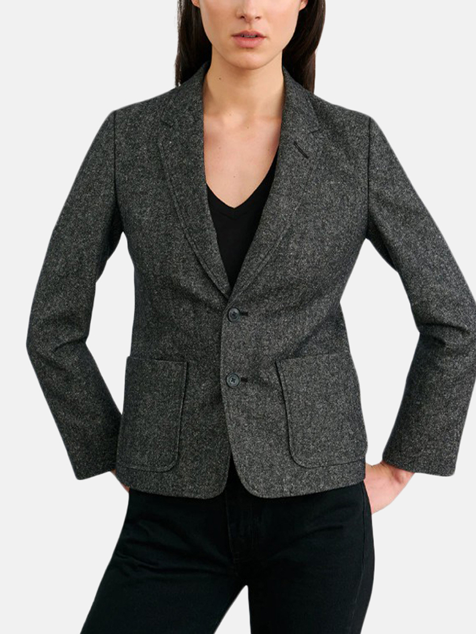 Nili Lotan Holden Blazer Grau Damen