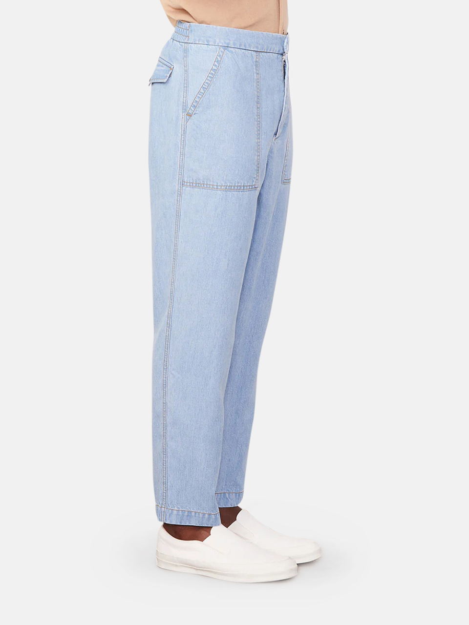 Officine Générale Paolo Chinohose Blau Herren