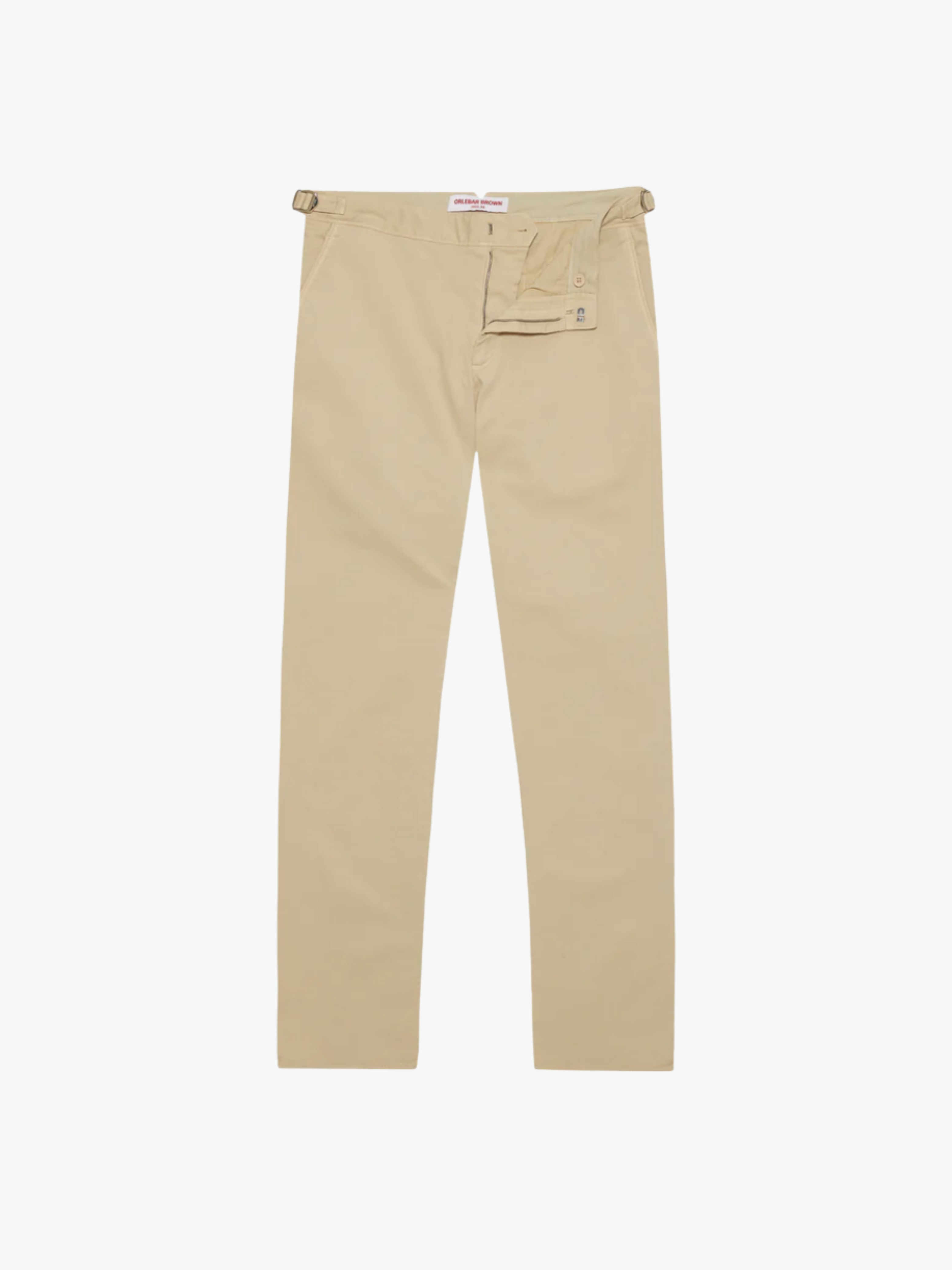 Orlebar Brown Fallon Stretch‑Cotton Sand Trousers Herren