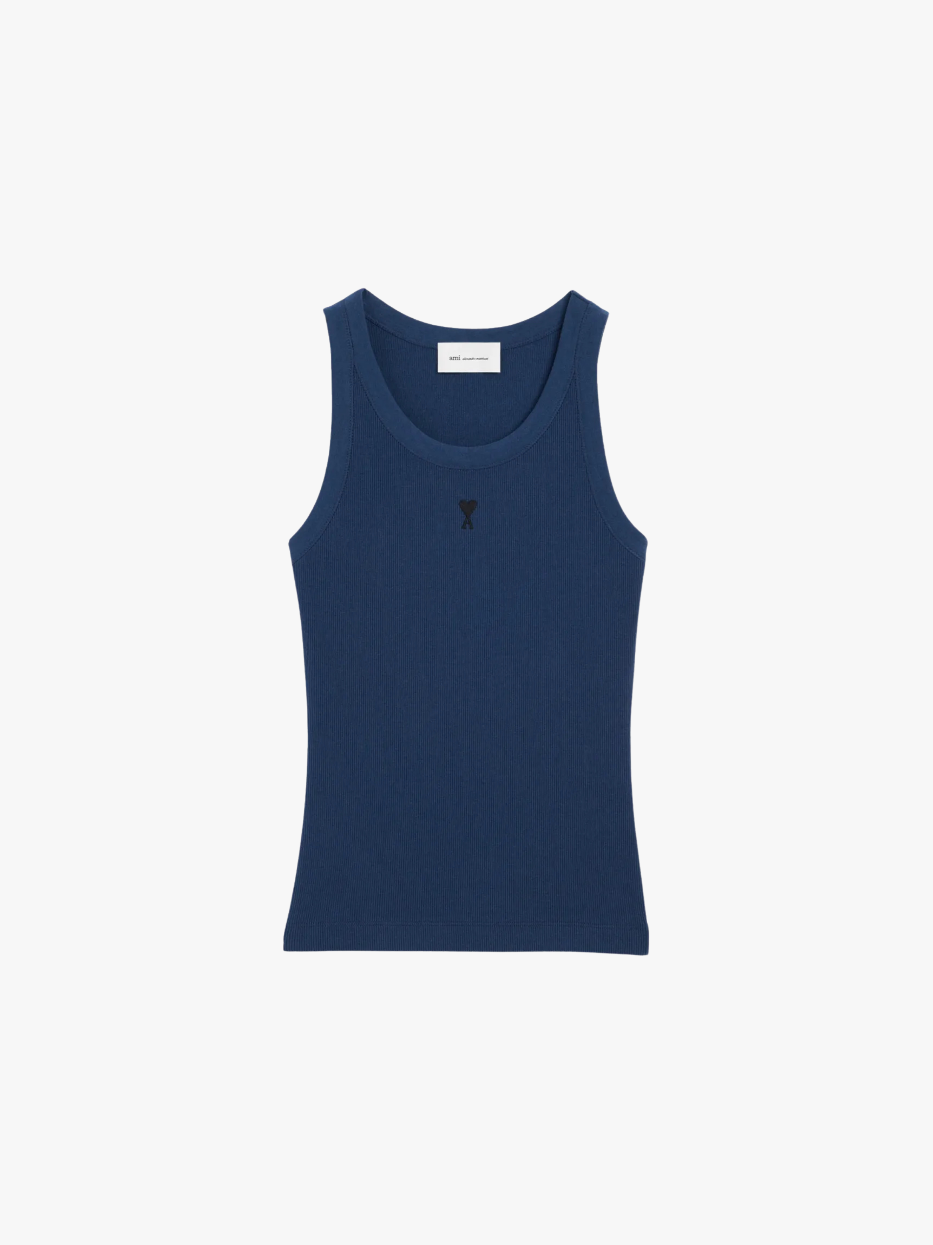 Ami Paris Ami de Coeur Tank Top Blue Women