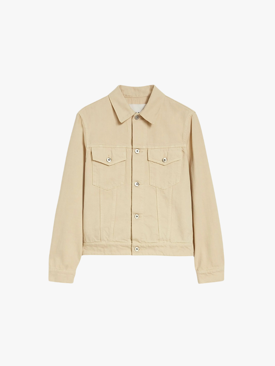 Jil Sander Klassische Jeansjacke Hellgelb Herren Jil Sander Klassische Jeansjacke Hellgelb Herren