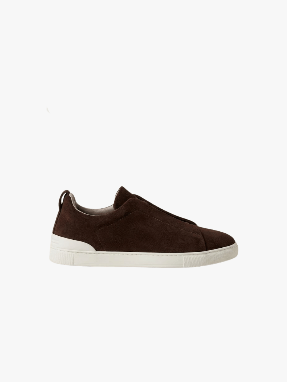 Zegna Triple Stitch™ Suede Sneakers Brown Men