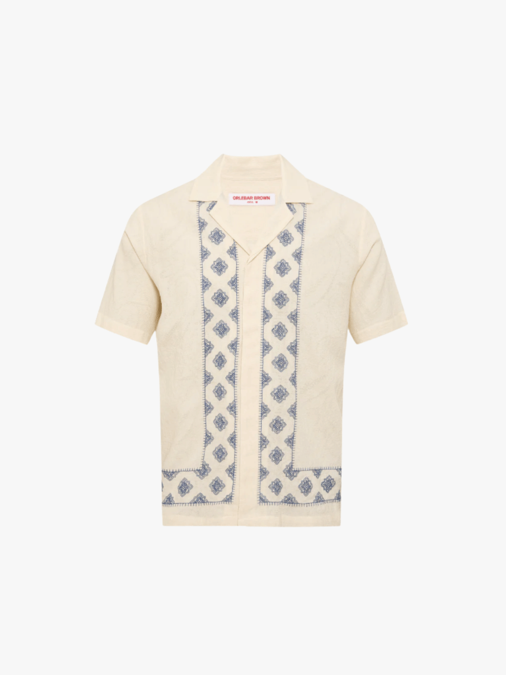 Orlebar Brown Maitan Embroidery Beige Herren