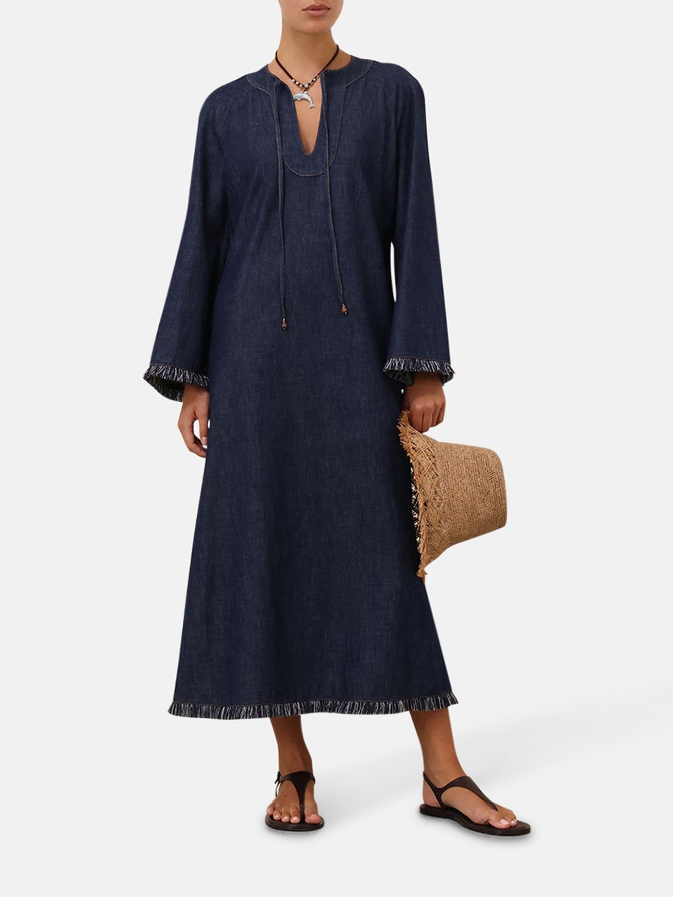 Zimmermann Jeanskleid Blau Damen