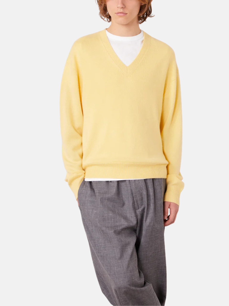 Officine Générale Manu Sweater Merinos Wool Vanilla Strickpullover Damen