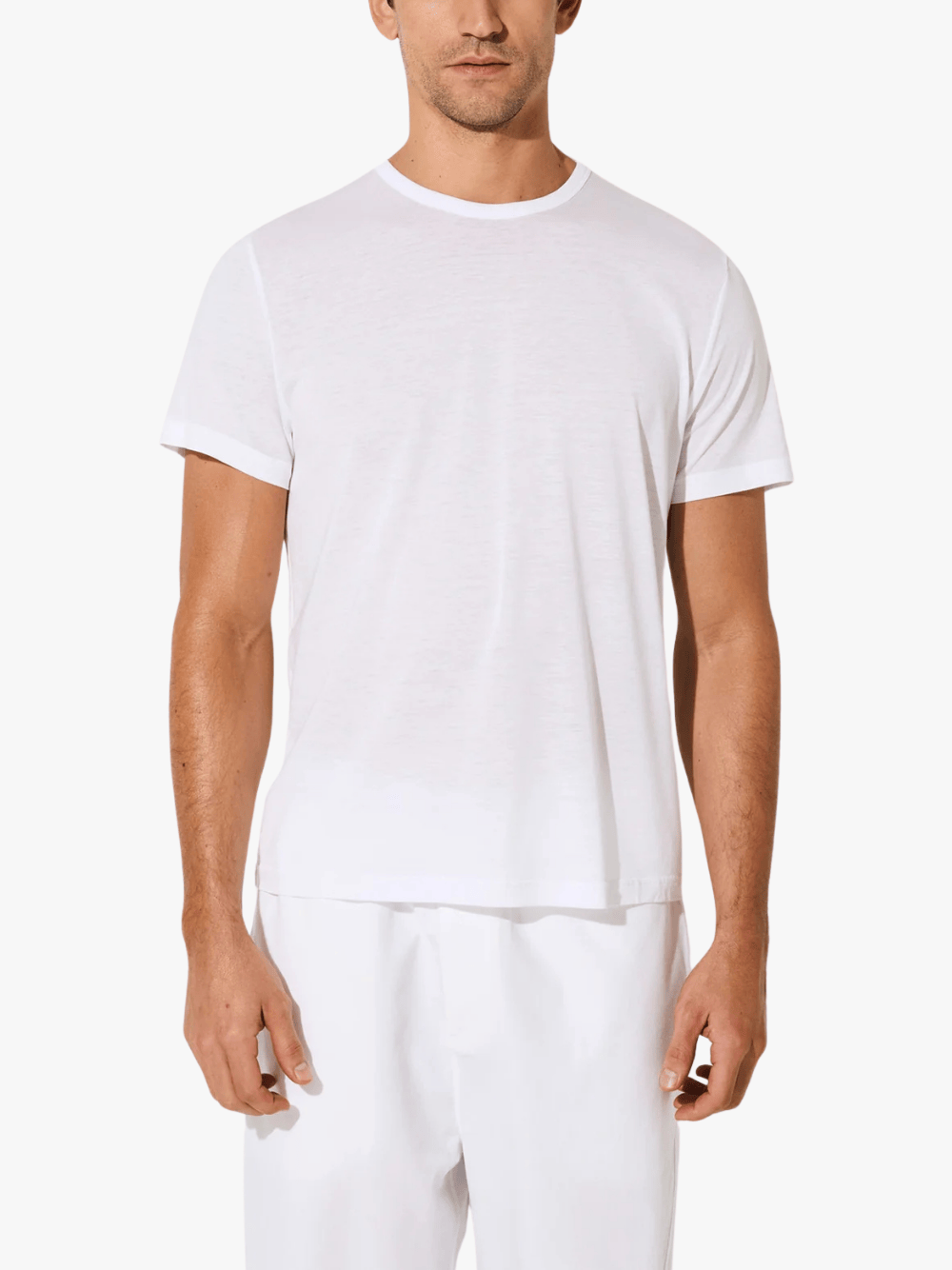 CDLP Men's Lightweight Regular Fit White T-Shirt