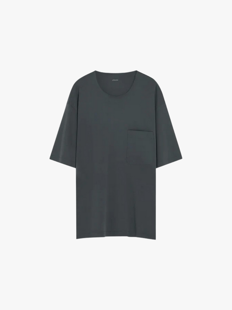 Lemaire Relaxed T-Shirt Carbon Grau Herren Lemaire Relaxed T-Shirt Carbon Grau Herren