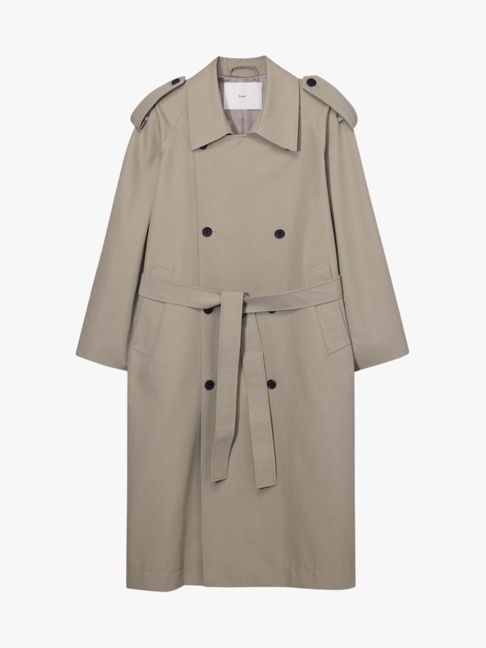 Dunst Oversized Trenchcoat Beige Herren