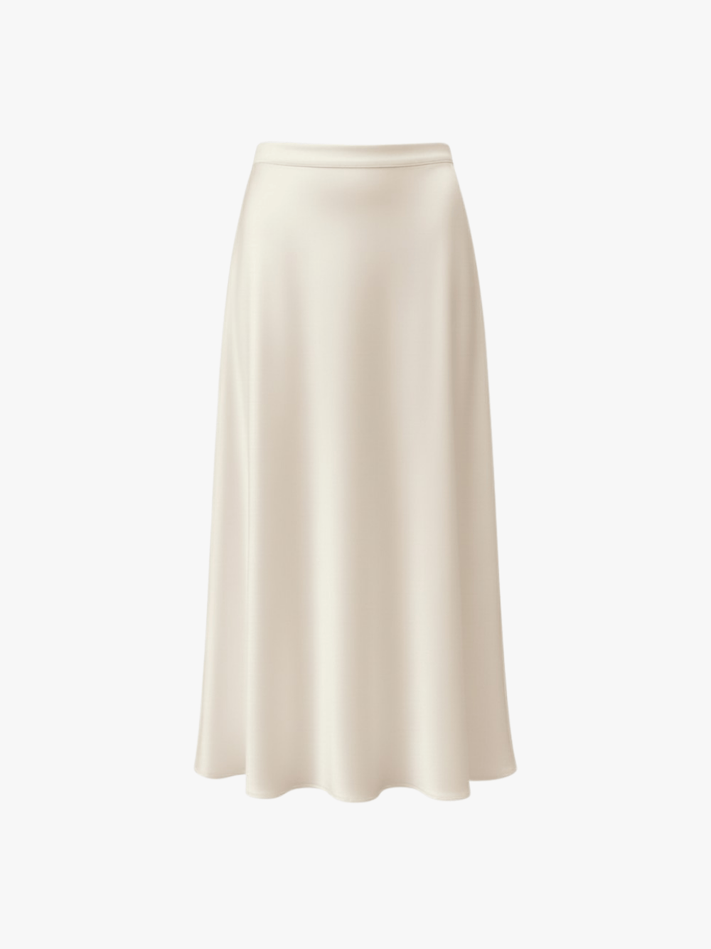 Roberto Collina Longuette‑Rock Weiß Damen