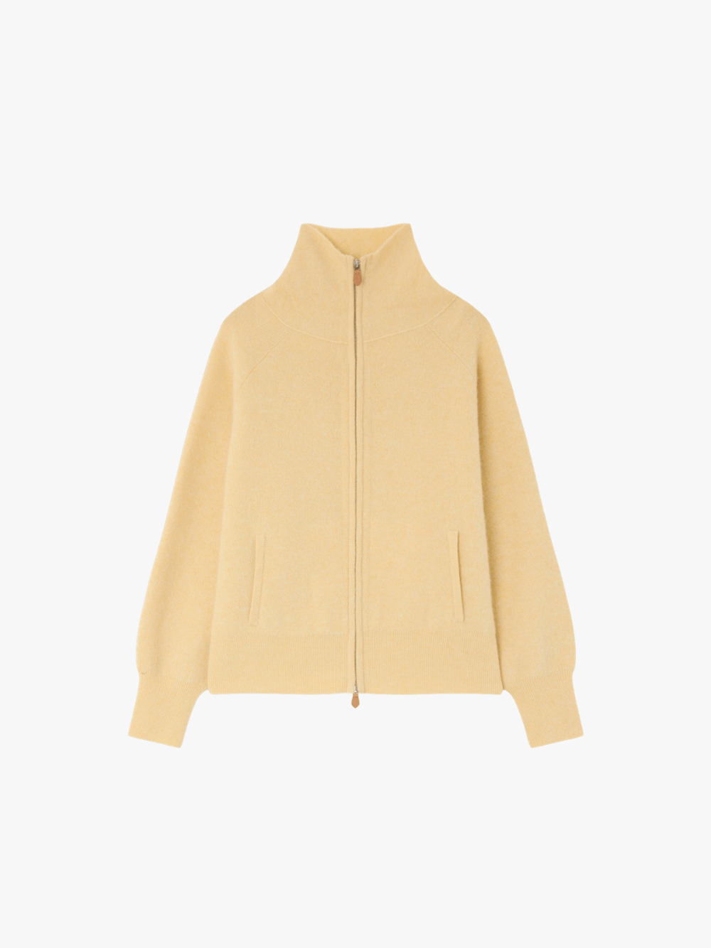 Guest in Residence Felted Zip Jacket Butter Damen
