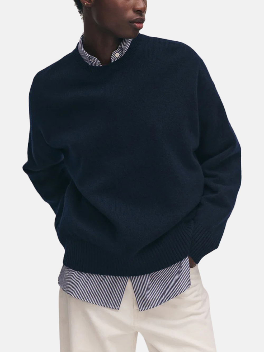 &Daughter Innes Slouch Crewneck Navy Damen