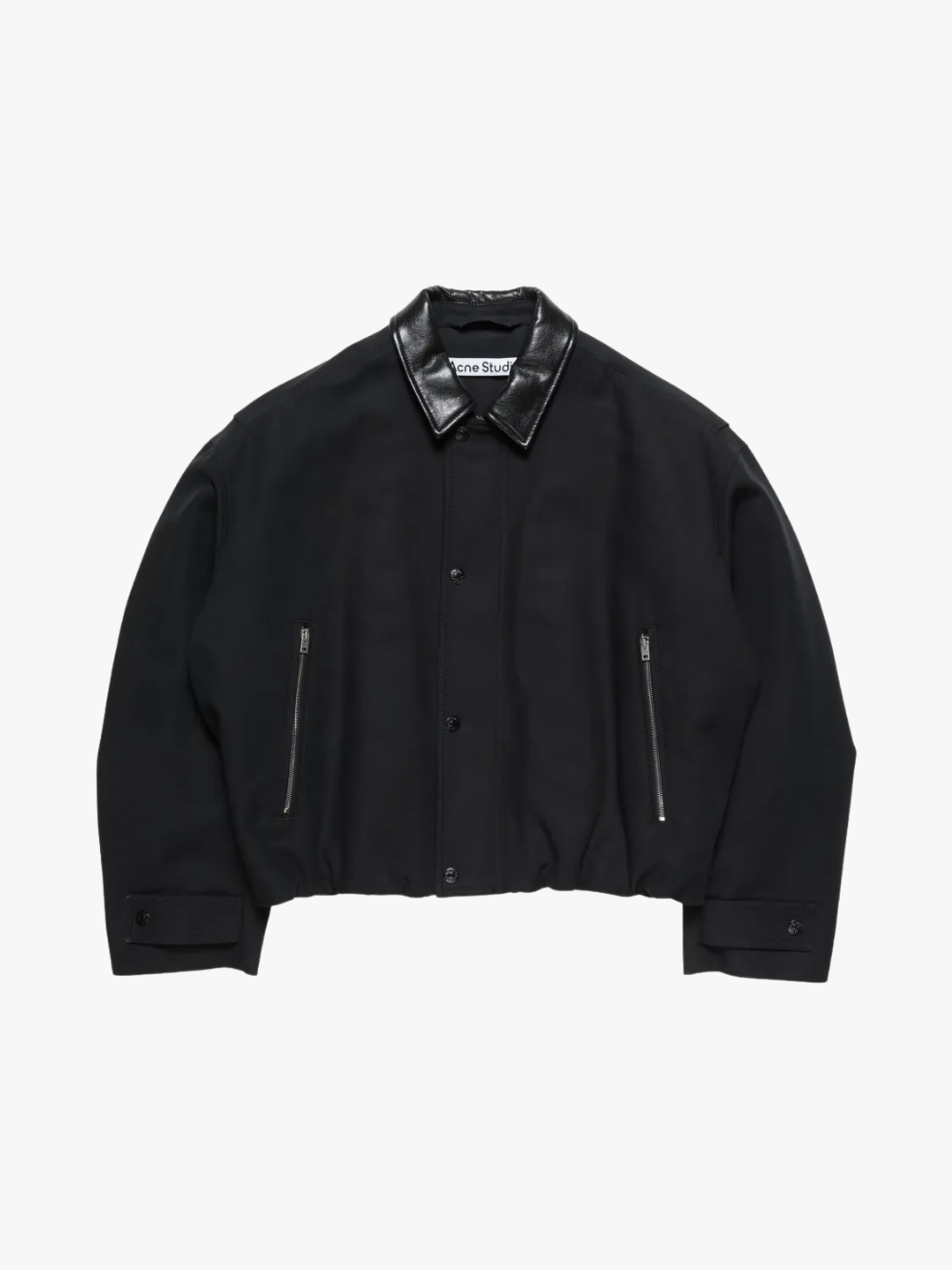 Acne Studios Twill Bomber Jacket Schwarz Bomberjacke Herren