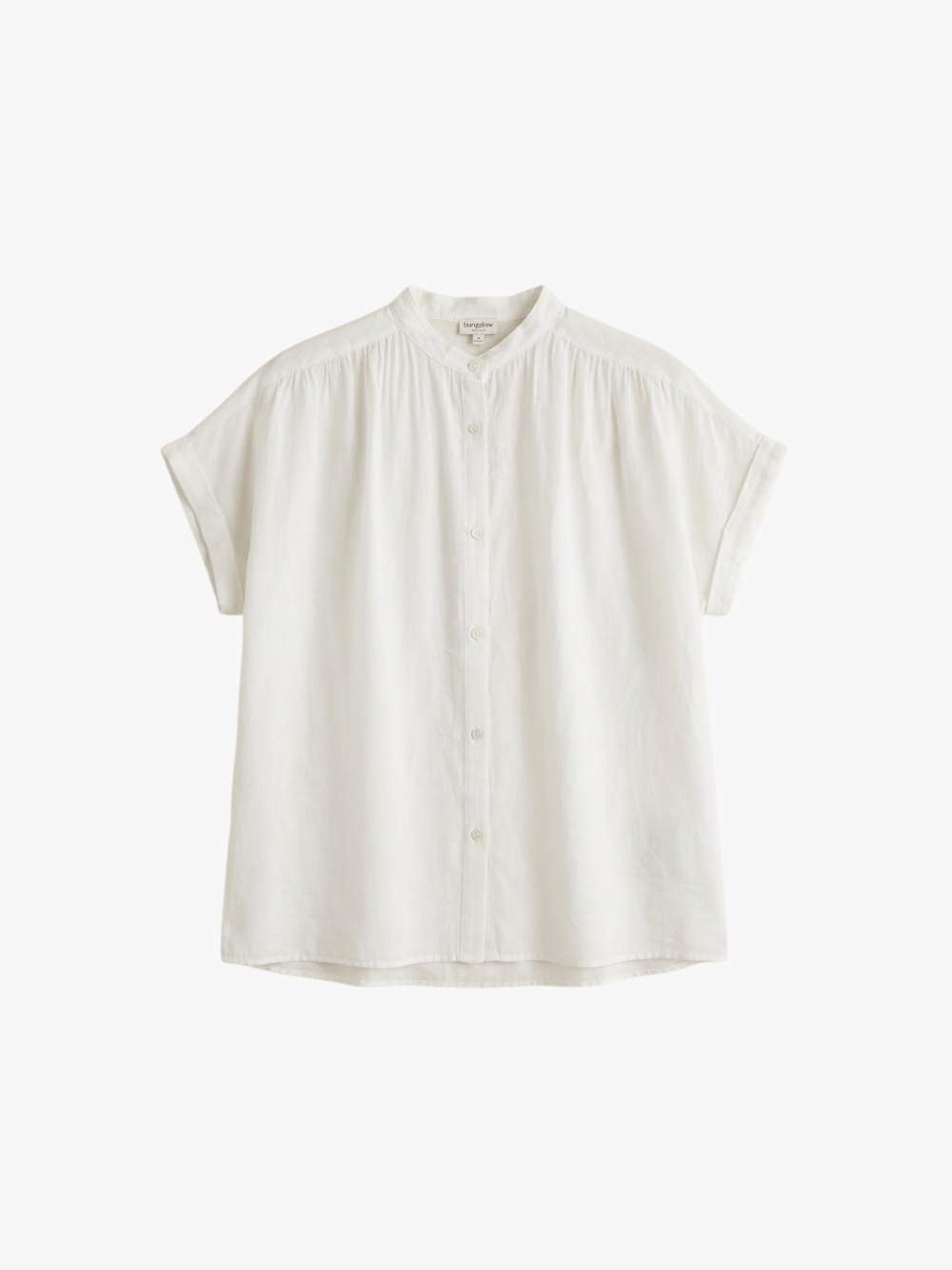 Roberto Collina Semi‑Transparente Baumwoll‑Seiden Bluse Weiß Damen