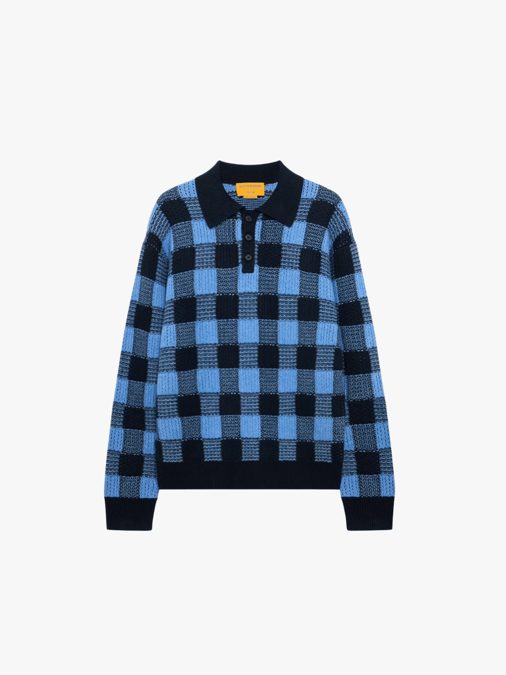 Guest in Residence Checker Allday Polo Midnight/Delft Blue Herren