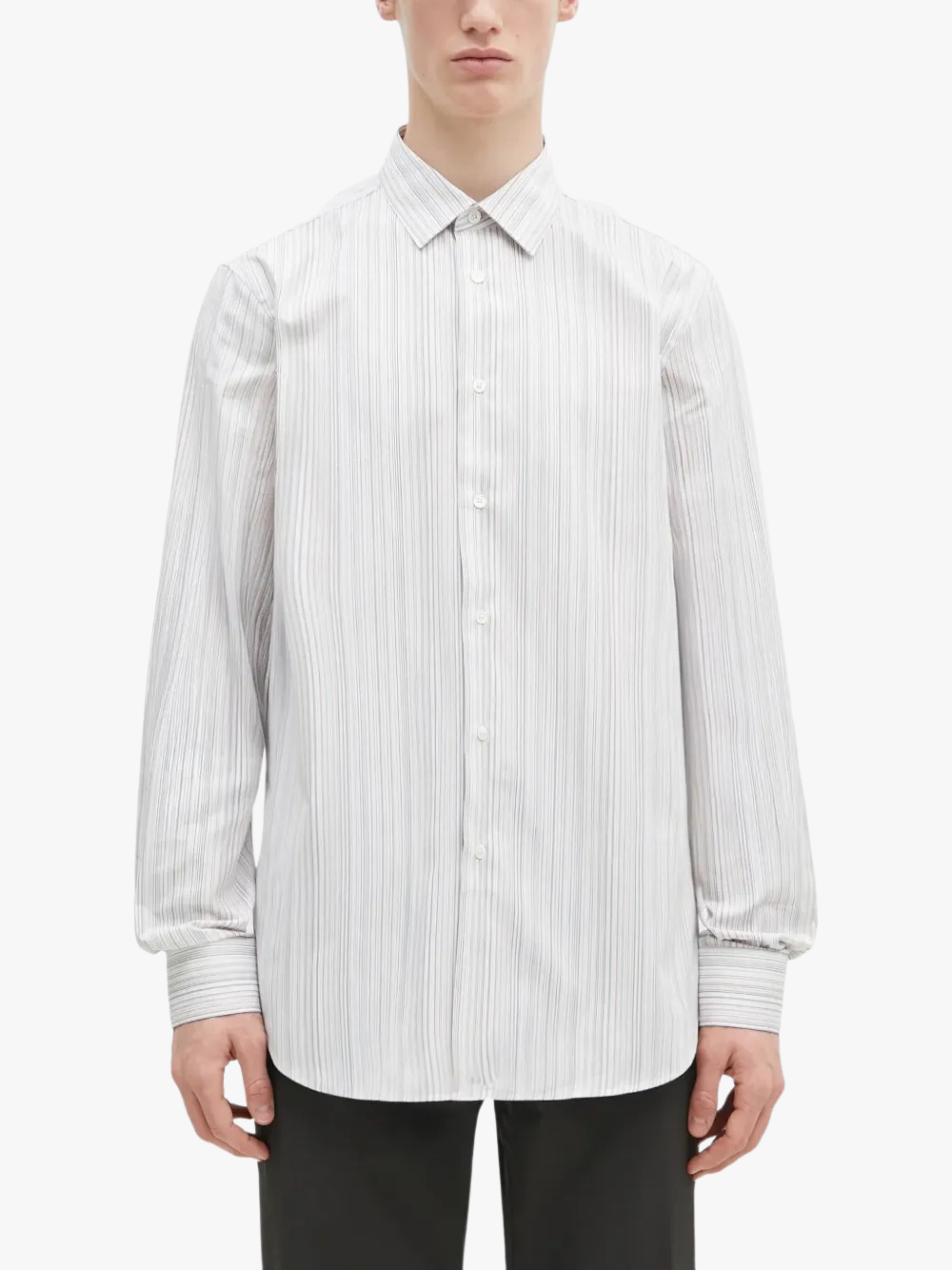 Paul Smith Hemd mit Nadelstreifen Weiß Herren