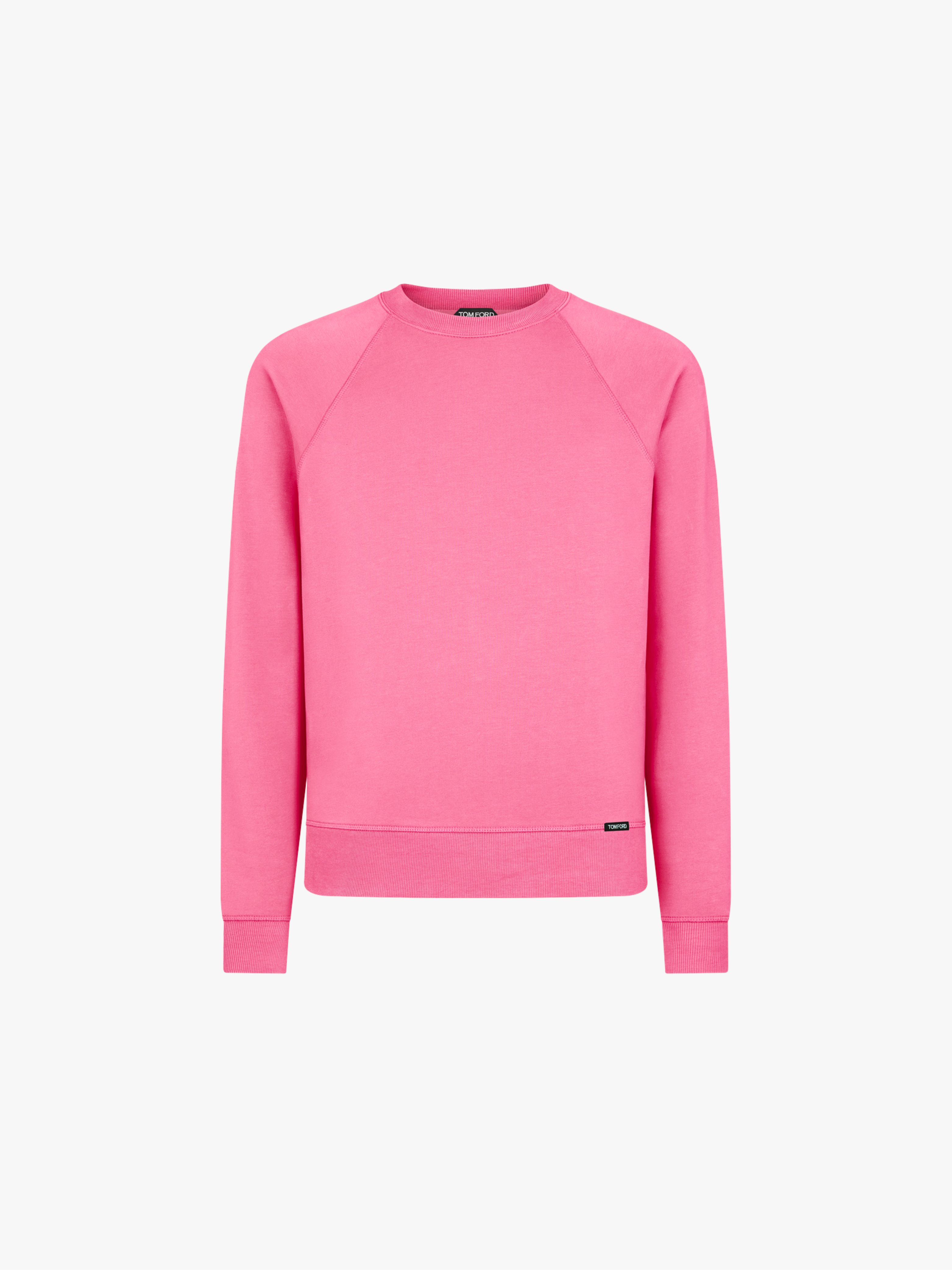 Tom Ford Organic Cotton Crew-Neck Sweatshirt Rosa Herren