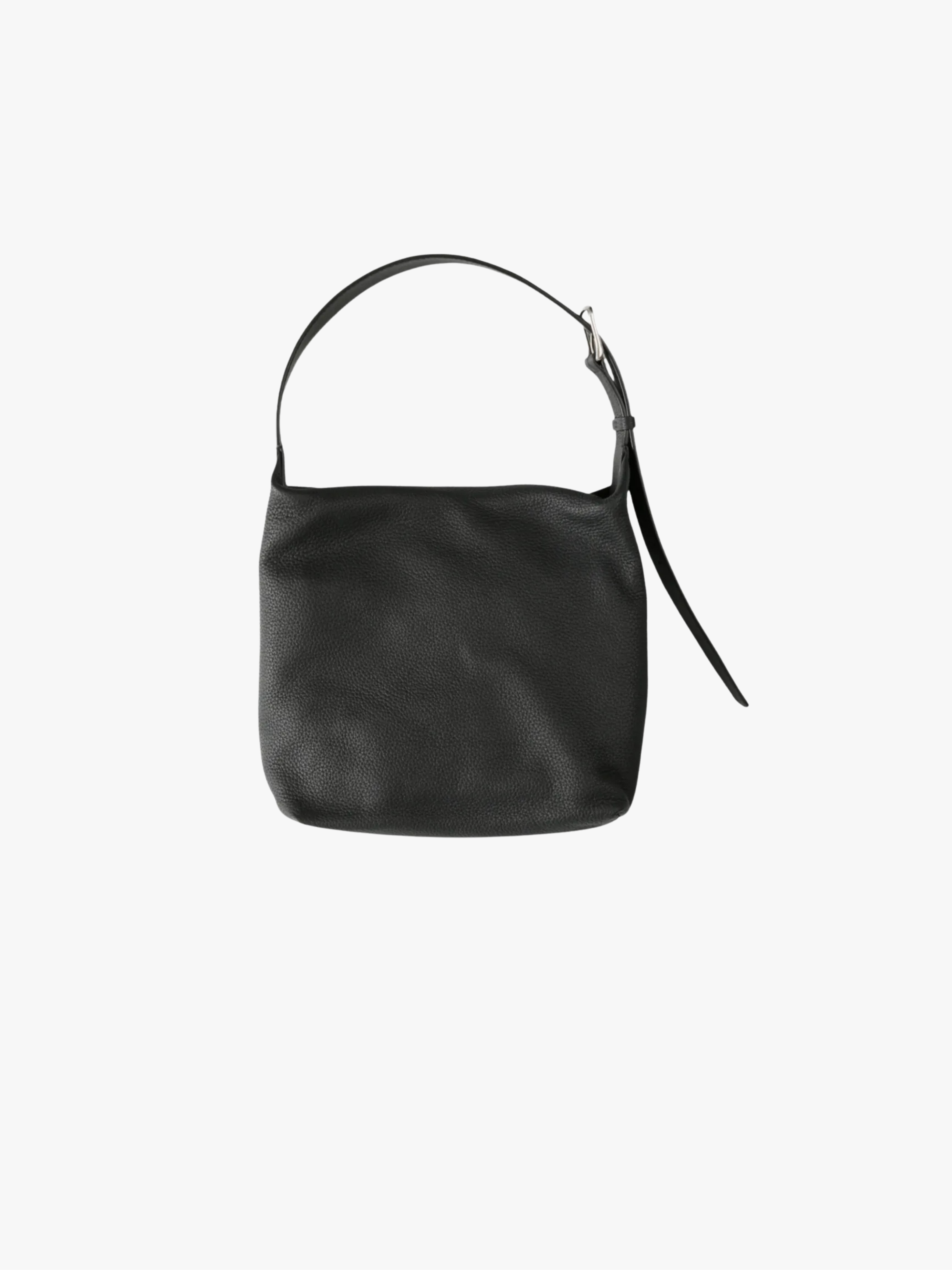 The Row Isa Buckle‑Fastening Leather Shoulder Bag Schultertasche Schwarz Damen