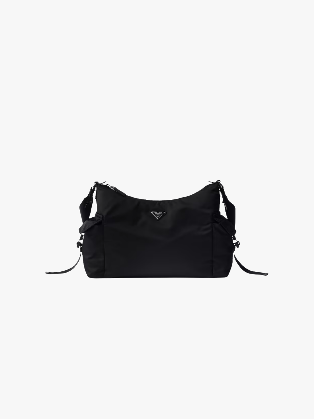 Prada Explore Re-Nylon and Leather Bag in Black for Men