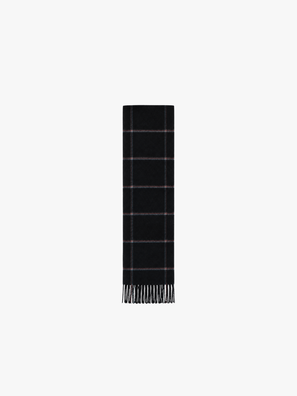 Paul Smith Window Pane Scarf Dark Blue Men's
