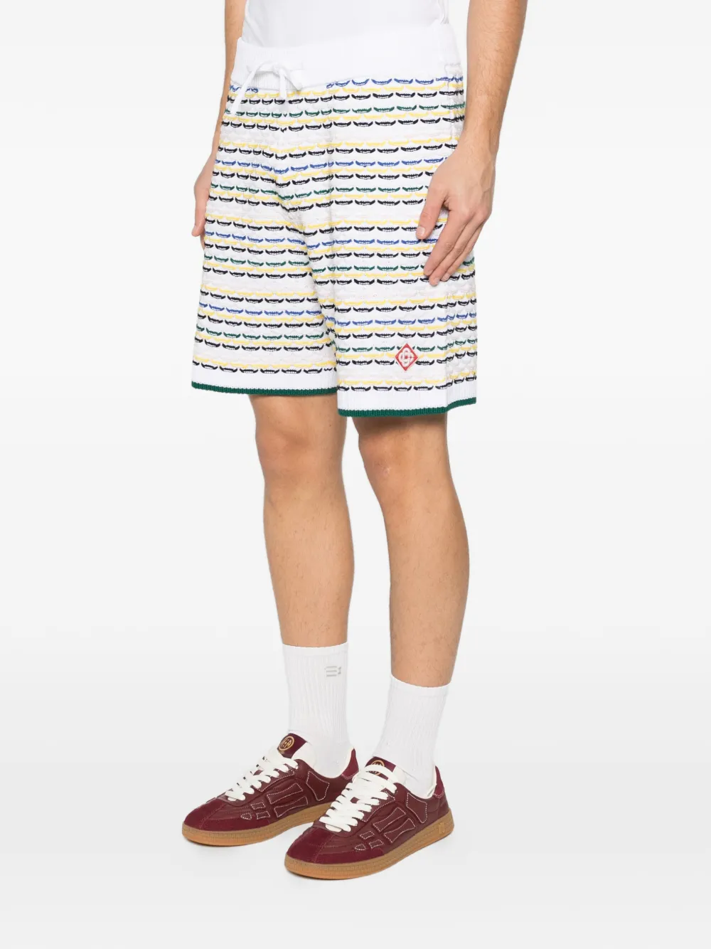 Casablanca Tuck Stitch Shorts Multicolor Herrenshorts