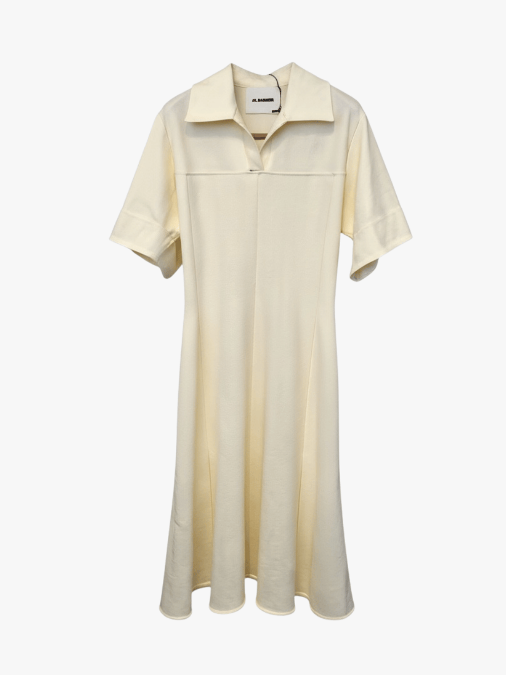Jil Sander Maxikleid Creme Damen