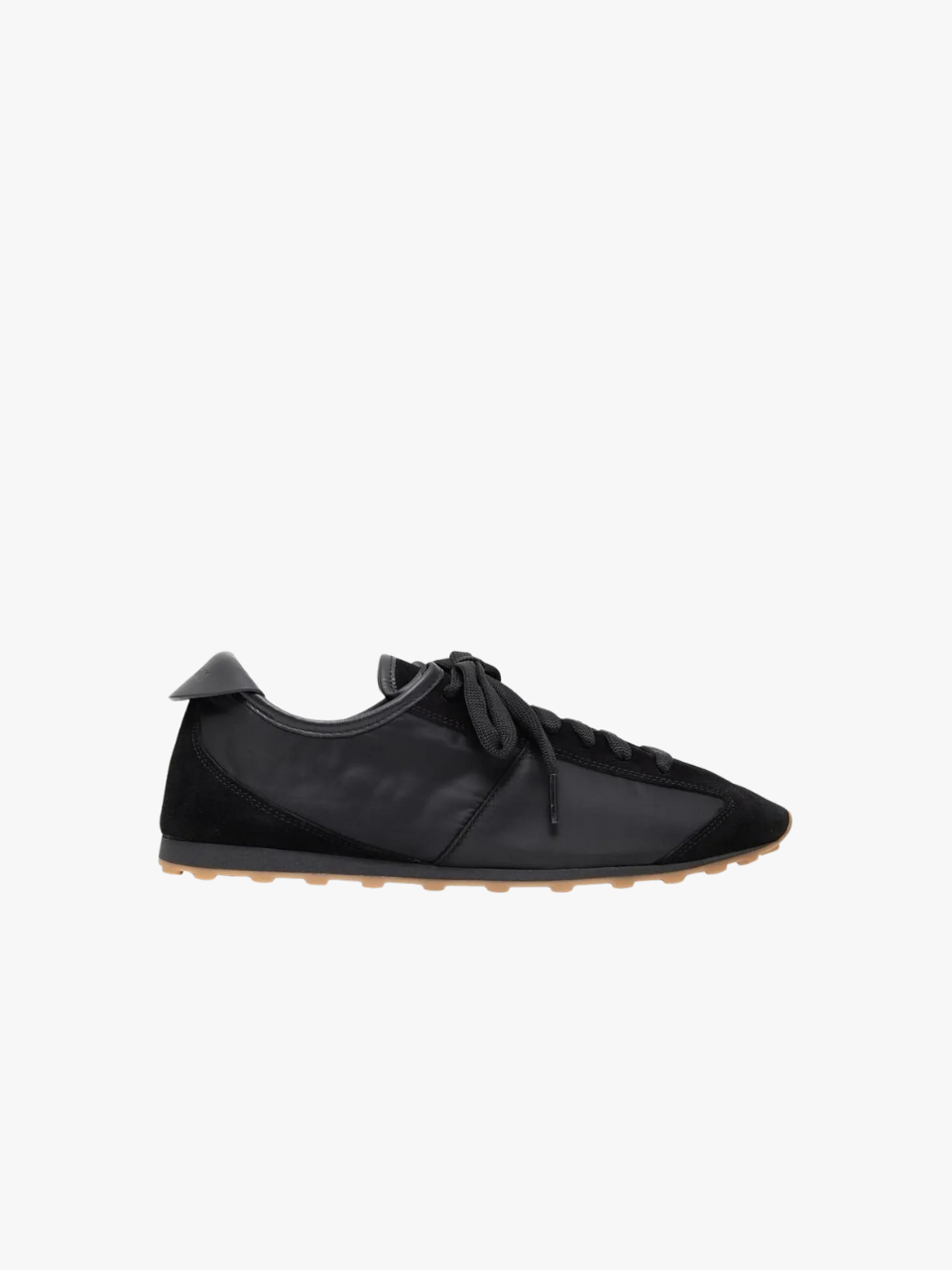 Jacquemus Sneaker aus Nylon mit Wildlederbesatz Schwarz Herren