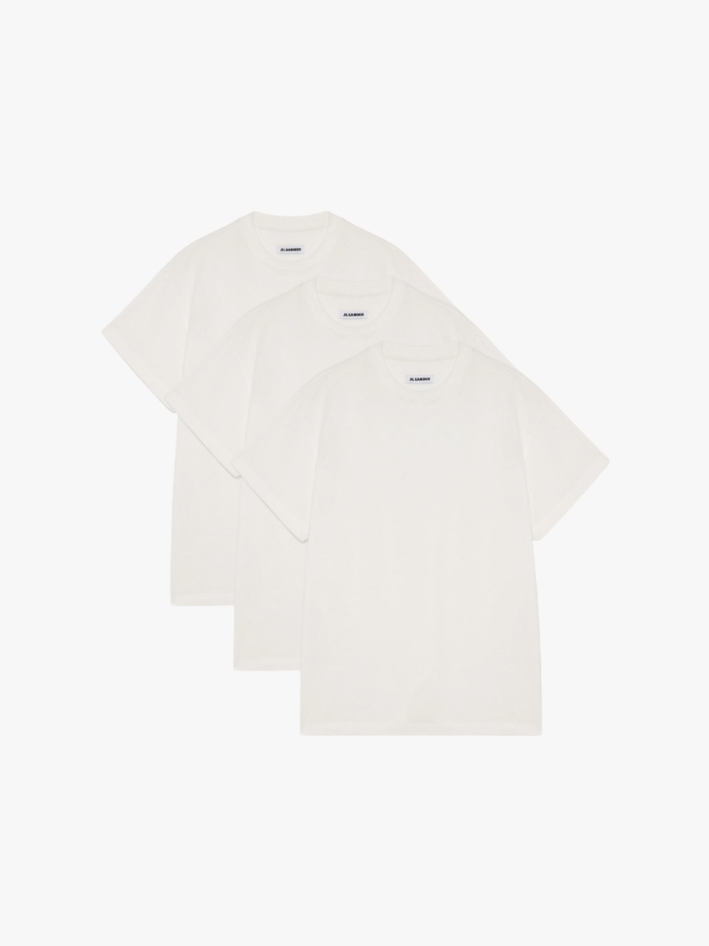 Jil Sander 3-Pack T-Shirts Weiß Herren