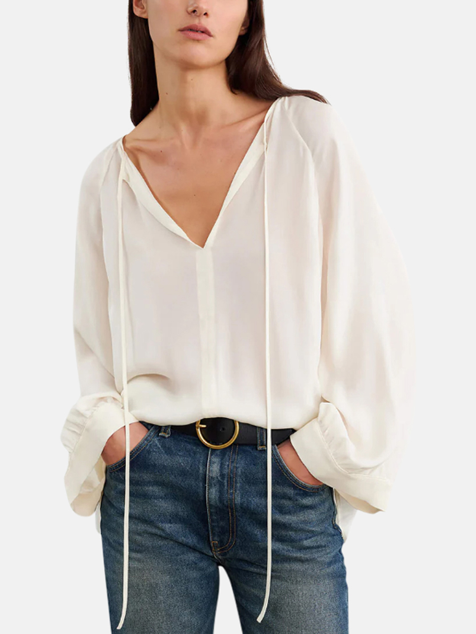Bluse uni