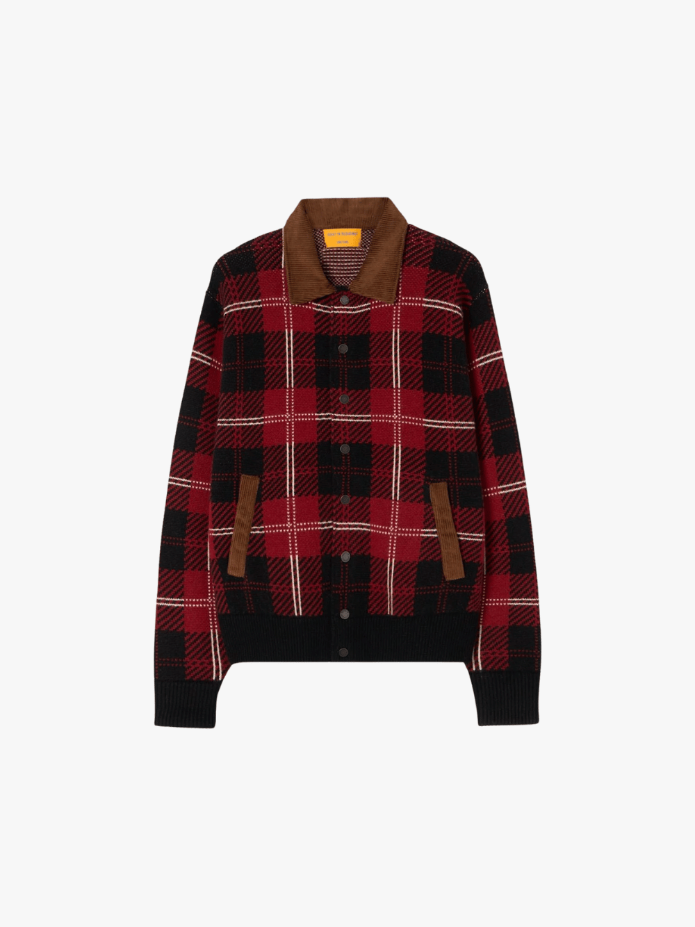 Guest in Residence Tartan Bomber Carmine Combo Herren