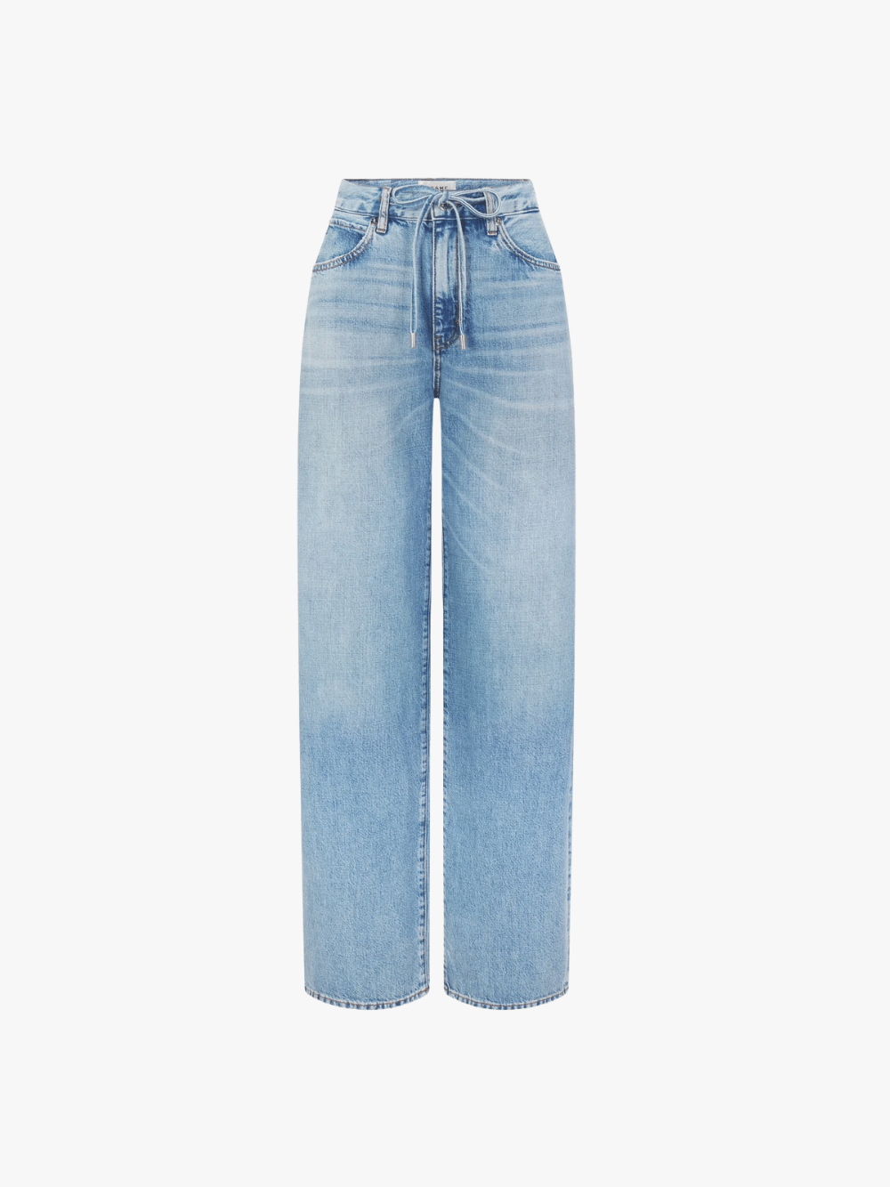 Frame The Off Duty Drawstring Bow Blau Damen
