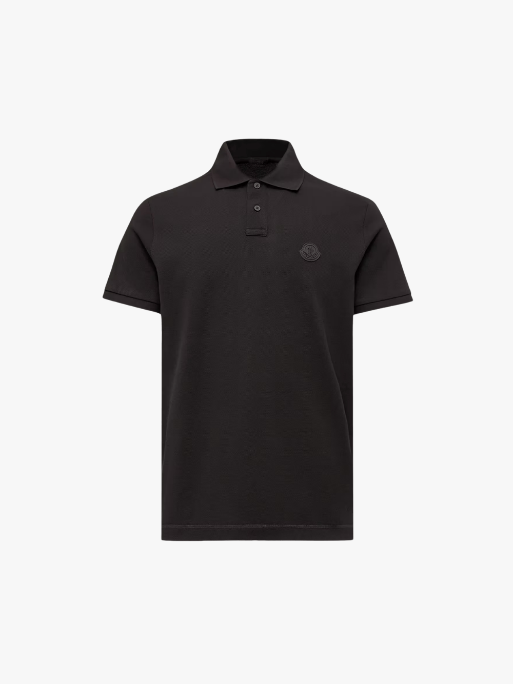 Moncler Poloshirt aus Baumwolle in Schwarz