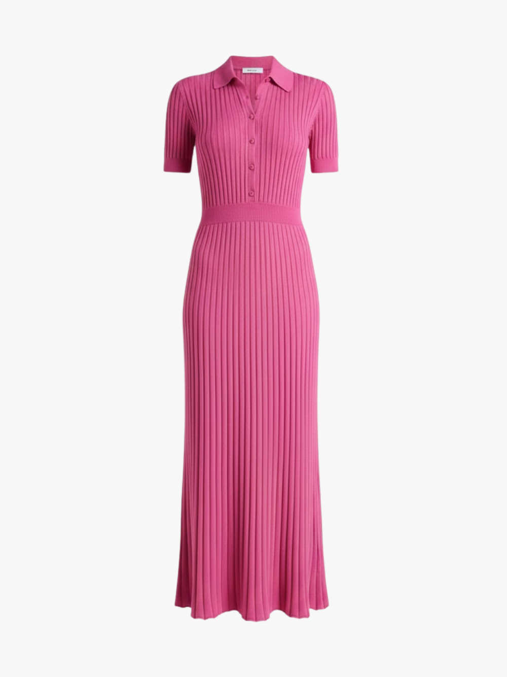 Gabriela Hearst Amor Cashmere-Seide Midikleid Pink Damen
