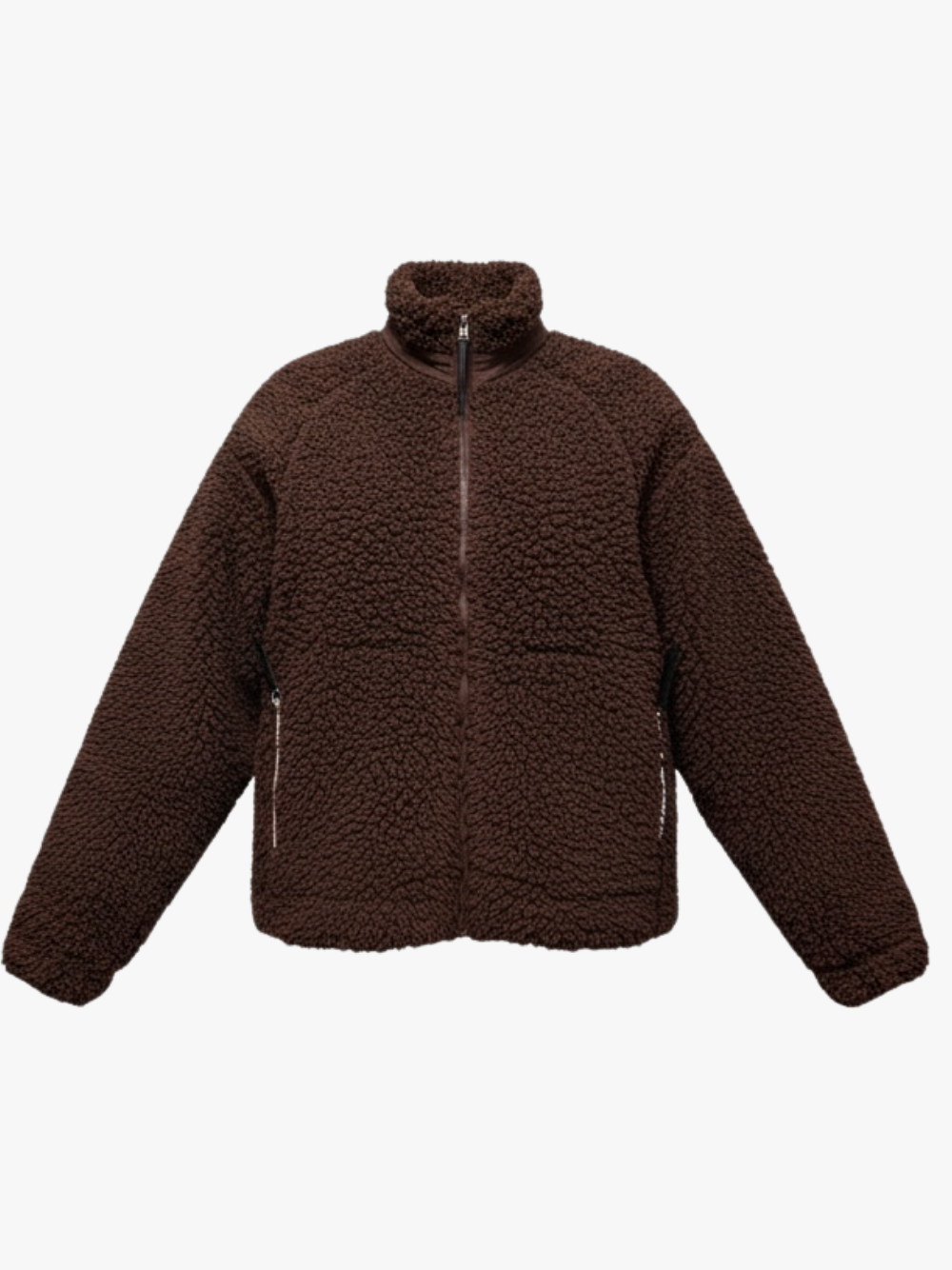 Jil Sander Fleecejacke aus Baumwolle Dunkelrot Herren