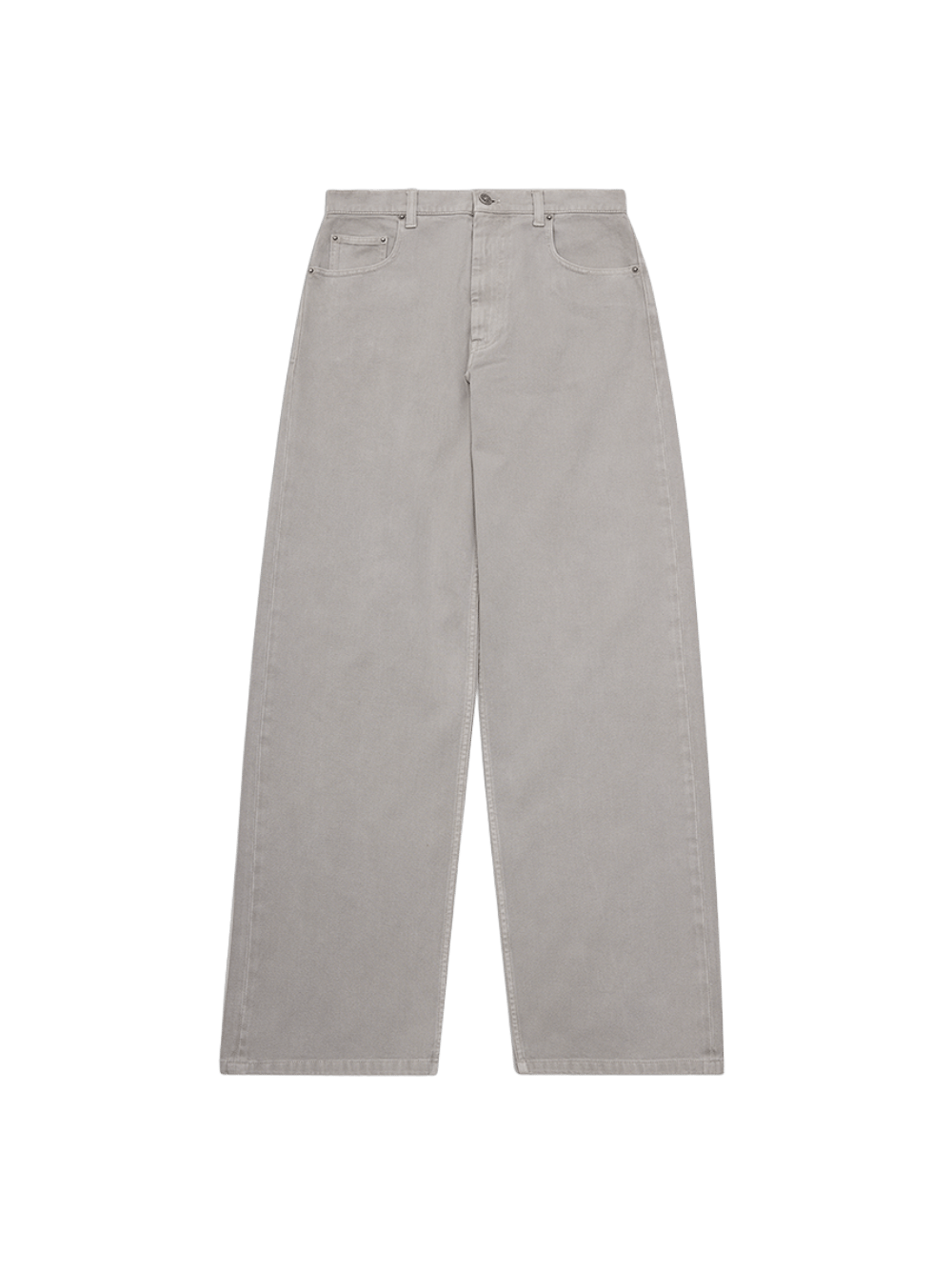Phoebe Philo Zip Jeans Earl Grey Grey Women